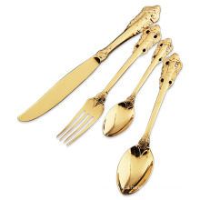 Embossment Retro Stainless Steel Cutlery Set